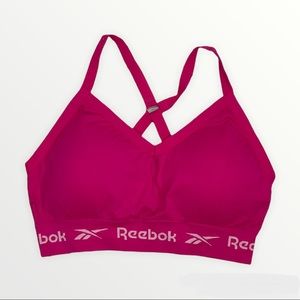 Reebok Pink Padded Sports Bra